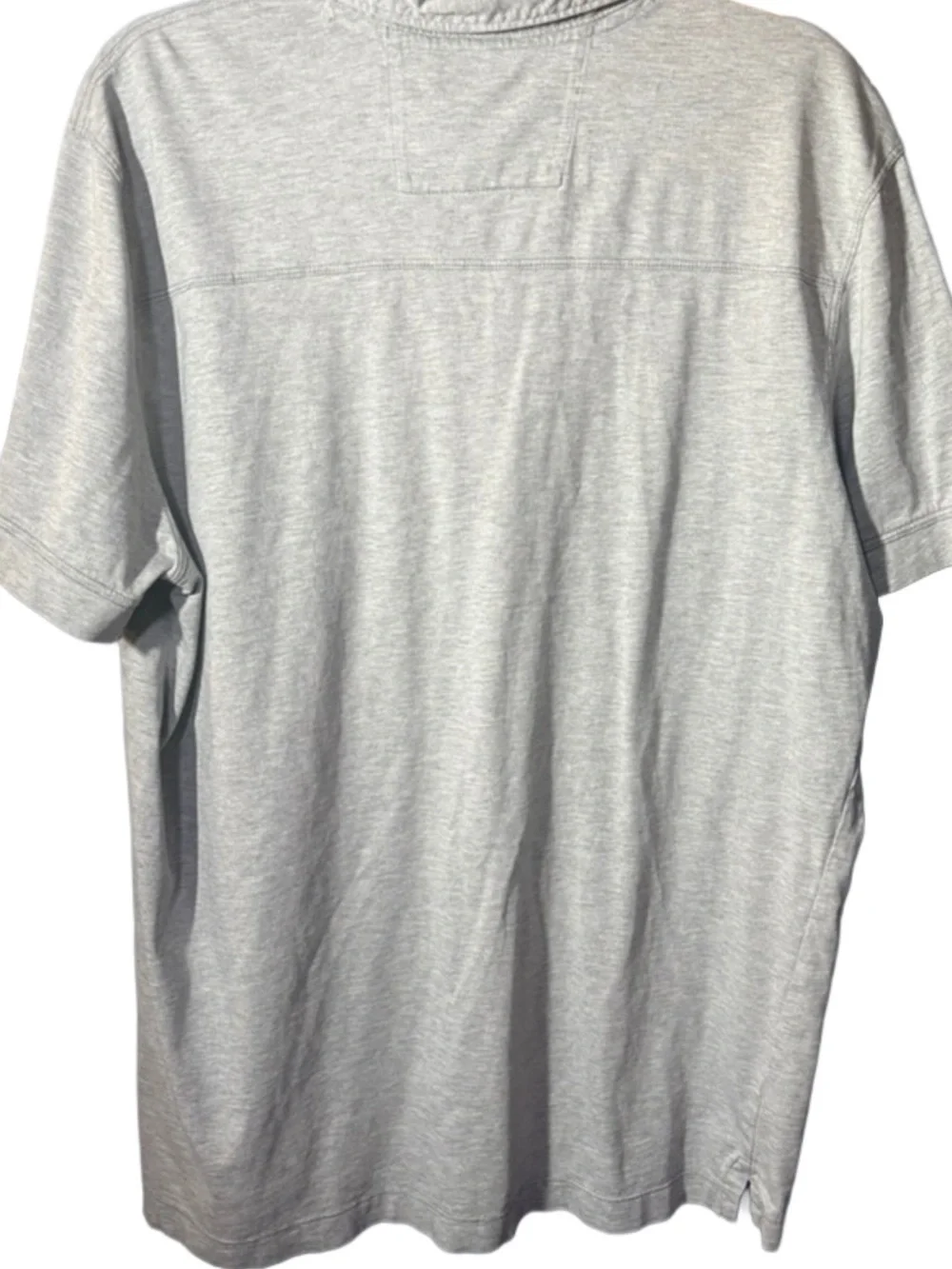 Banana Republic Vintage Gray Stripe Polo Shirt XL